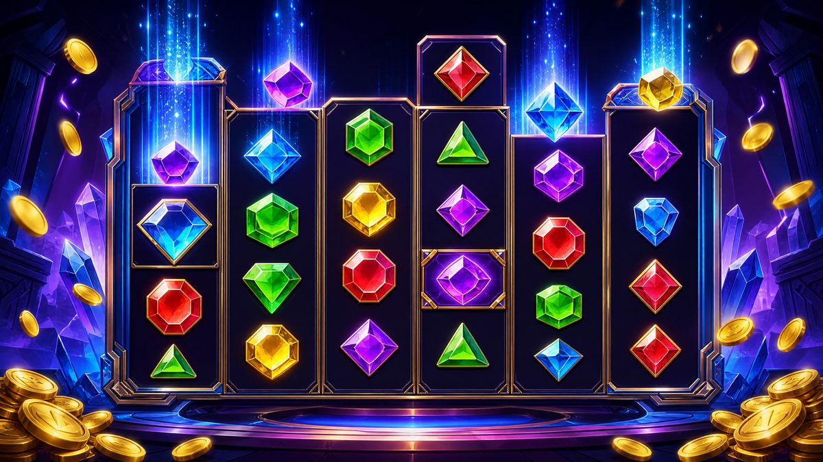 megaways slot machine reels cascading wins